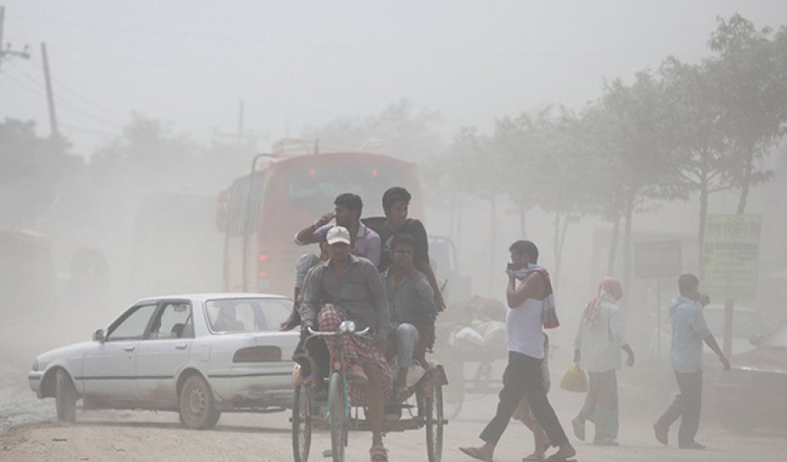 বায়ুদূষণে আজ আবার শীর্ষে ঢাকা