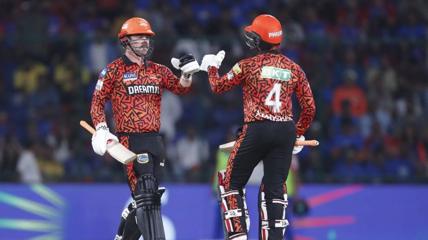 প্রথম ৬ ওভারে ১২৫ রান তুলে হায়দরাবাদের ,টি–টোয়েন্টির বিশ্ব রেকর্ড