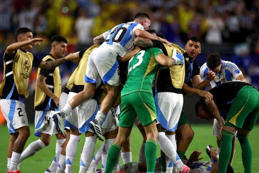 কোপা জয়ে রাঙাল আর্জেন্টিনা