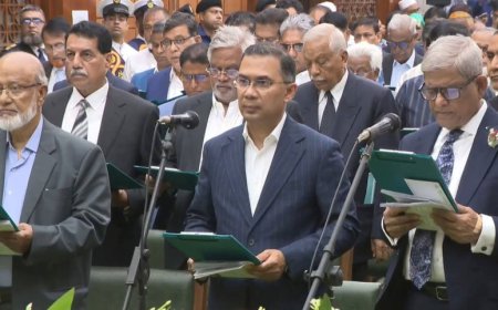 ত্রয়োদশ জাতীয় সংসদে শপথ নিলেন বিএনপির সংসদ সদস্যরা