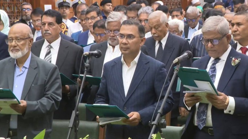 ত্রয়োদশ জাতীয় সংসদে শপথ নিলেন বিএনপির সংসদ সদস্যরা