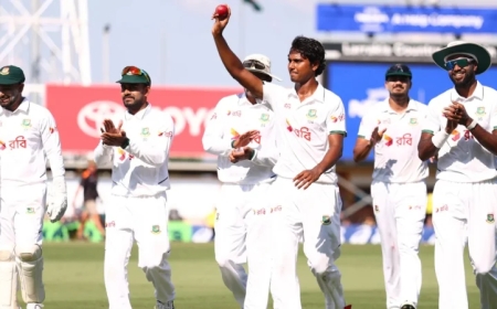 ডারউইনে ২৩ বছরের অপেক্ষার অবসান ঘটিয়ে বাংলাদেশের ঐতিহাসিক টেস্ট জয়