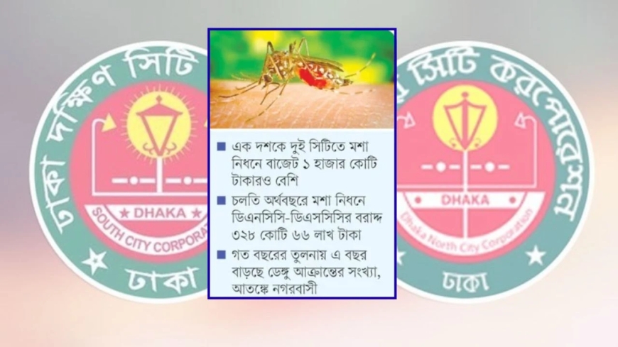 এক দশকে ১ হাজার কোটি টাকারও বেশি ব্যয়: তবুও ঢাকায় এক বছরেই ডেঙ্গু আক্রান্ত বেড়েছে প্রায় ৪০ শতাংশ
