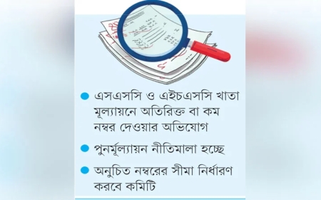 শাস্তির মুখে ১১ বোর্ডের ৮ হাজার শিক্ষক, হচ্ছে নতুন ‘পুনর্মূল্যায়ন নীতিমালা’