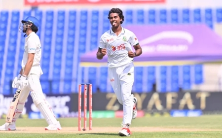 হ্যাটট্রিকের পর ফাইফার, হাসানের তোপে অলআউট আফগানিস্তান