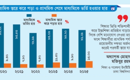 দুই বছরে সাড়ে ১৬ লাখ শিক্ষার্থী উধাও