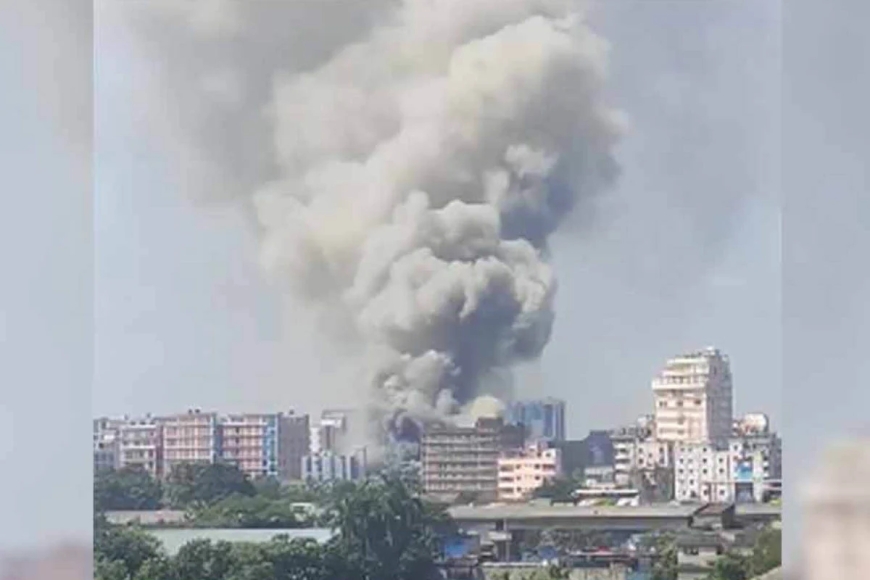 টঙ্গীতে ওষুধ কারখানায় ভয়াবহ আগুন